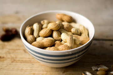 Bowl of peanuts