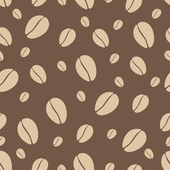 Seamless pattern of coffee. Vector illustration.