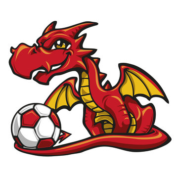 Dragon soccer player