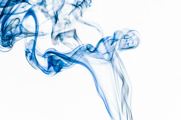blue smoke abstract background close up blur