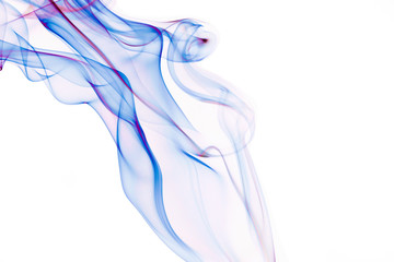 blue smoke abstract background close up blur