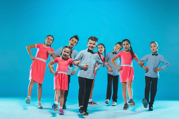 Obraz premium The kids dance school, ballet, hiphop, street, funky and modern dancers