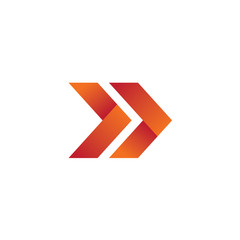 Quick arrow logo or icon design vector