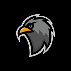 Eagle head logo design