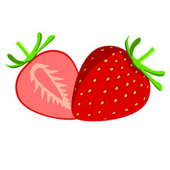  strawberries vector design