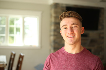 Portrait of young man. 
