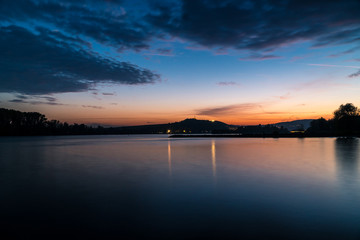 Rheingau, Germany. Long Exposure