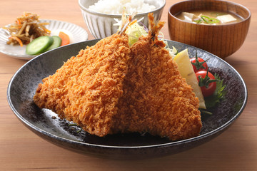 アジフライ定食