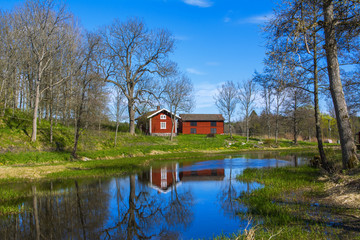 Fagervik village view, Finland