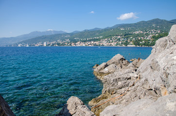 Mittelmerküste bei Opatija