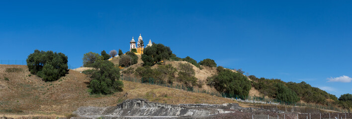 Grande pyramide de Cholula, Puebla, Mexique