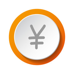 Fototapeta premium Yen symbol - icon. Vector.