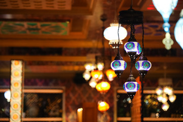 Arabic shining lamps.