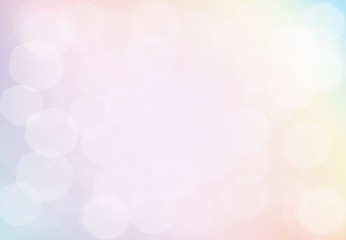 Abstract Pink Pastel Gold Christmas Defocused Background. Light