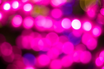 bokeh background of colored lights in the Christmas mood holiday
