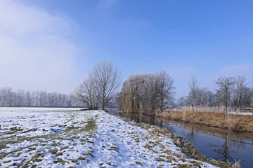 Winter an der Dinkel bei Nienborg