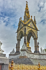 Fototapeta na wymiar Prince Albert Memorial, London, Great Britain