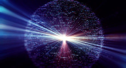 Transfer and storage of data sets/Data transmission channel. Motion of digital data flow. Transferring of big data