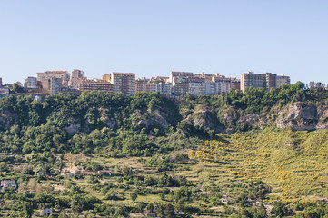 Obraz premium view of Enna in Sicily