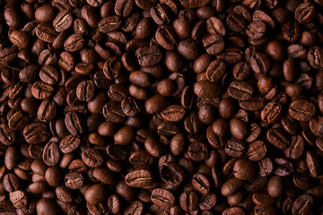 Coffee beans background