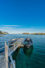 Fototapeta na wymiar Barents Sea in Finnmark, Norway