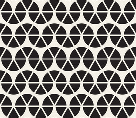 Vector seamless pattern. Modern stylish abstract texture. Repeating geometric tiling from striped elements