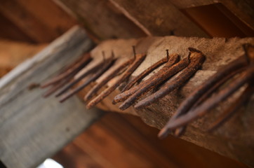 Ferraduras antigas penduradas