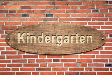 Schild 240 - Kindergarten