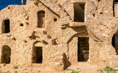 Ksar Hadada in in southeastern Tunisia. Star Wars were filmed here.