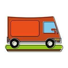 Delivery van vehicle