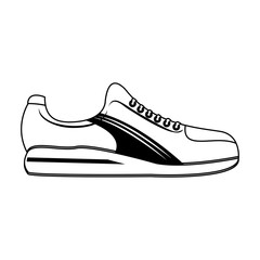 Sport sneaker isolated