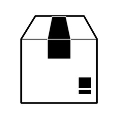 Delivery cardboard box