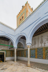 The Barbier Mausoleum in Kairouan, Tunisia.
