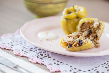 Stuffed pepper oriental style