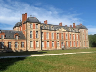 Fototapeta na wymiar Essonne - Château de Chamarande - Façade Sud