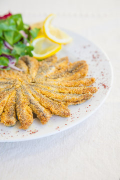 Oriental hamsi anchovies