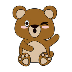Bear cute cartoon