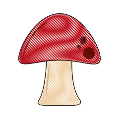 red fungus symbol