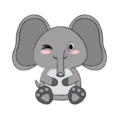 baby elephant cartoon
