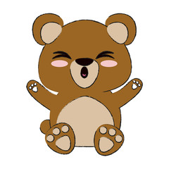 Bear cute cartoon