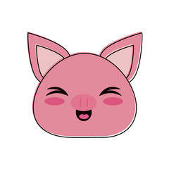 Cute pig cartoon