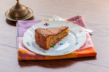Oriental walnut cake