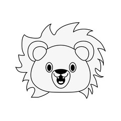 Cute lion cartoon