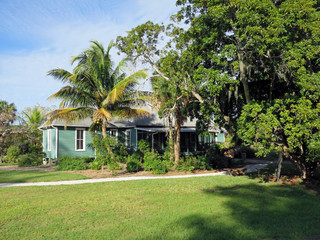 Fototapeta na wymiar The Bailey Homestead Preserve Sanibel Captiva Conservation Center Florida