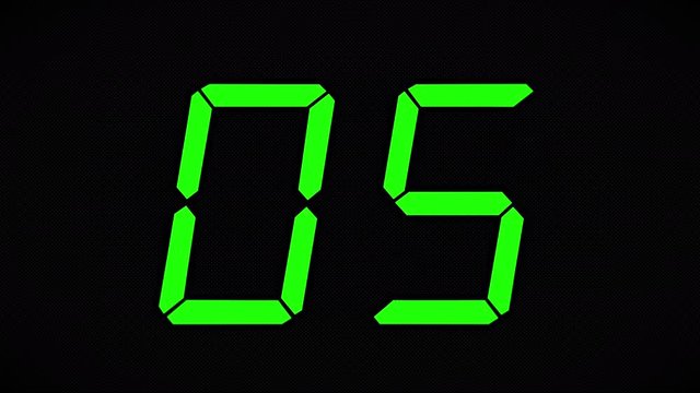 Happy New Year !!! 10 Seconds to New Year's Eve Countdown. Clock Countdown Timer Digital - 4K Ultra Animation

