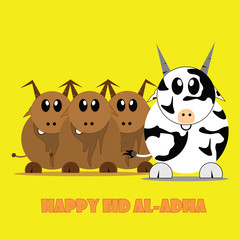Happy Eid Al Adha Vector Template Design