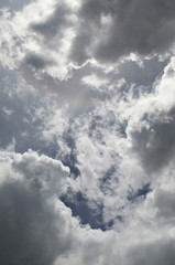 Obraz premium blue sky with clouds