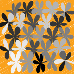 Fototapeta premium Abstract Whimsical Flower Background