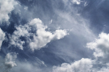 Obraz premium blue sky with clouds