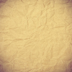 Old vintage brown page paper texture or background